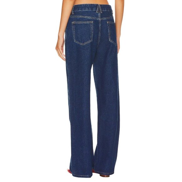 LIONESS Top Model Jean in Dark Denim X-Small Womens Denim Pants - Picture 2 of 14